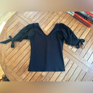 Anthropologie MAEVE Puff-Sleeved Top (NWOT)